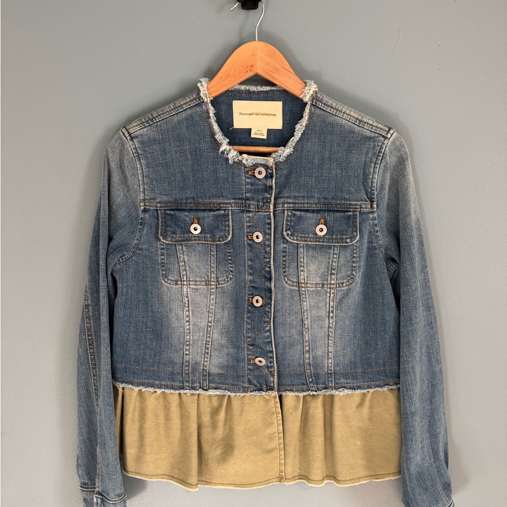 Pilcro Denim Jacket with Adorable Hem